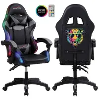 Amstrad Chaise Gaming 900 Led Tiger