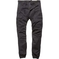Vintage Industries Pantalon cargo noir