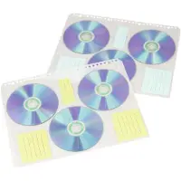 Hama 10 CD-ROM-INDEX-GAINEN TRANSPARENT-WEISS P…