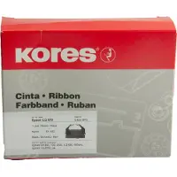 Kores Ruban d'impression 642 Epson S015262 Nylon noir (1.27 cm, Noir)