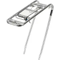 Xlc Porte-bagages carry more chromé, rétro, 26/28', argenté