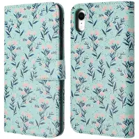 IMoshion Étui de télephone portefeuille Design Apple iPhone Xr - Blue Flowers
