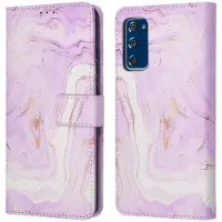 IMoshion Étui de télephone portefeuille Design Samsung Galaxy S20 FE - Purple Marble