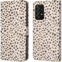IMoshion Étui de télephone portefeuille Design Samsung Galaxy A52(s) (5G/4G) - Black And White Dots