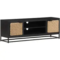 vidaXL Armoire TV 120x30x40 cm en bois massif de manguier