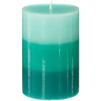 Atmosphera Bougie tricolore parfumée Fleur de Tiaré H 10 cm