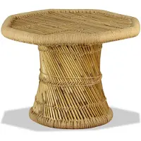 vidaXL Table basse en bambou octogonale 60x60x45 cm