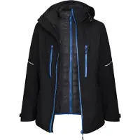 Regatta TRA156 | Veste pour hommes, X-Pro Evader III 3in1 Jacket, imperméable - Couleur : Oxford Blue/Black - Taille : XXL