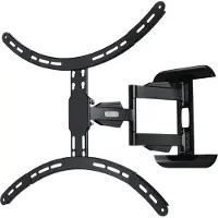 Hama TV Holders FULLMOTION TV Wall Bracket, 1 star, XL - Kit de fixation pour TV - noir - Taille d'écran : 94 - 165 cm