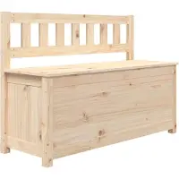 vidaXL Banc 110x41x76,5 cm Bois de pin massif