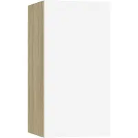 vidaXL Armoire TV Blanc Chêne Sonoma 30,5x30x60 cm Bois composite