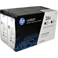 HP Toner 26X (CF226XD) 2x noir haute capacité - Multipack