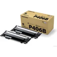 Samsung Toner CLT-P406B/ELS (SU374A) 2x Noir - Multipack