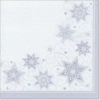 Papstar 81999 serviette et serviette de table en papier Mouchoir en papier Blanc 20 pièce(s)