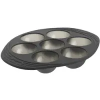 Mastrad Moule À Gâteau 7 Demi Spheres Gris Fume