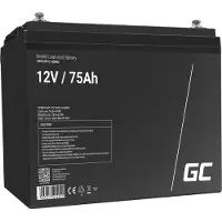 Green Cell Agm25 75ah 12v Ups Battery Argenté