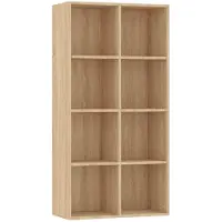 vidaXL Bibliothèque/Buffet Chêne sonoma 66x30x130 cm Bois d’ingénierie