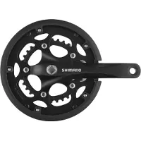 Shimano Fc-rs200 Chain Guard Ring Crankset Argenté 170 mm / 50/34t
