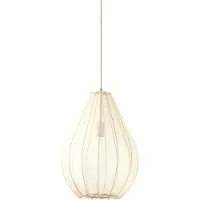 Light & Living Suspension - beige blanc - Itela - textile - Ø 38cm - E27 - 2977027 -