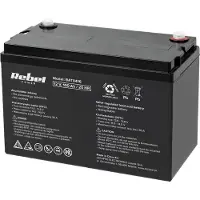 Rebel Batterie au plomb 12V / 100Ah BAT0416 batterie au gel