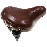Dongfanghong Cycle Parts Arbre de selle Selle Komfort marron, sans boucle