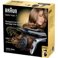 Braun Satin Hair 7 HD 710 - sèche-cheveux - noir