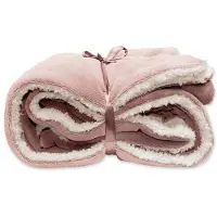 Unique living Plaid Unique Living Lars Old Pink Rose-150 x 200 cm