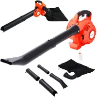 vidaXL Souffleur de feuilles à essence 3 en 1 26 ccm orange