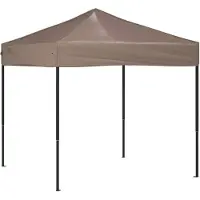 vidaXL Tente de réception pliable Taupe 2x2 m