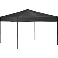 vidaXL Tente de réception pliante anthracite 3x3 m