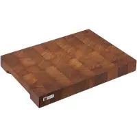 Couteaux de cuisine Eden Eden Planche à découper faite à la main, Bois Iroko, 37x27 cm
