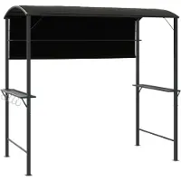 vidaXL Belvédère avec toit 220x110x200 cm Anthracite