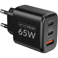 MOJOGEAR Chargeur USB 65W 2x USB-C / 1x port USB