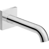 Duravit Bec déverseur pour baignoire C.1 DN 15 sortie 205mm avec rosace carrée chromé