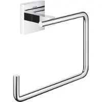 GROHE Start Cube QuickFix Anneau porte-serviettes, à coller, chromé