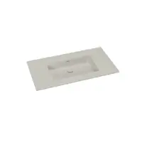 Storke Diva plan simple top solid soie grise matte 95 x 52 cm