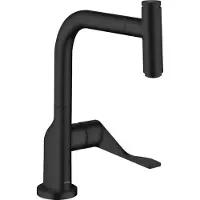 Axor Mitigeur monocommandé de cuisine CITTERIO Select avec douchette extractible noir mat