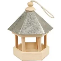 Creativ Company Mangeoire pour oiseaux avec toit en zinc