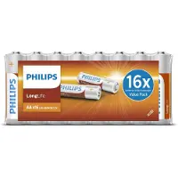 Philips Piles Longlife AA - 16 pièces