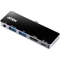 Aten UH3238 UH3238 Station d'accueil de voyage multiport USB-C avec Power-Pass-Through