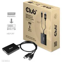 Club 3D DisplayPort vers DVI-D Dual Link HDCP OFF (8.20 cm), Adaptateur données + vidéo, Noir