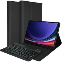 Accezz Étui de tablette Bluetooth Clavier Samsung Galaxy Tab S9 11.0 pouces - QWERTY / NL - Noir