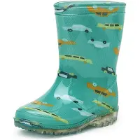 Gevavi Bottes de Pluie Gevavi Enfants Luuk Vert-Taille 31