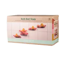 Little Dutch Bath Ball Track Pink circuit à billes pour baignoire 10 m+ 8 pcs