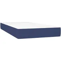 vidaXL Matelas à poches pour enfants, bleu, 80X160 Cm, tissu Lumarko !