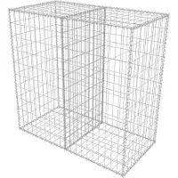 vidaXL Panier de gabion Acier galvanisé 100x50x100 cm