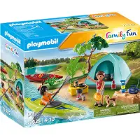 Playmobil Camping With Bonfire Construction Game Multicolore Enfants