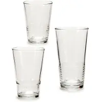 Vivalto Set De Verres Vivalto (17 X 40 X 25 Cm) (18 Pièces) 6 X (51 Cl) / 6 X (34 Cl) / 6 X (23 Cl)