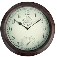 Esschert Design Horloge de jardin plastique S ; TF007
