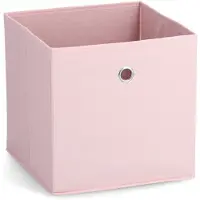 Zeller Boîte de rangement Vlieseline, organisateur pour une utilisation universelle, Textilbox, Couleur: Rose